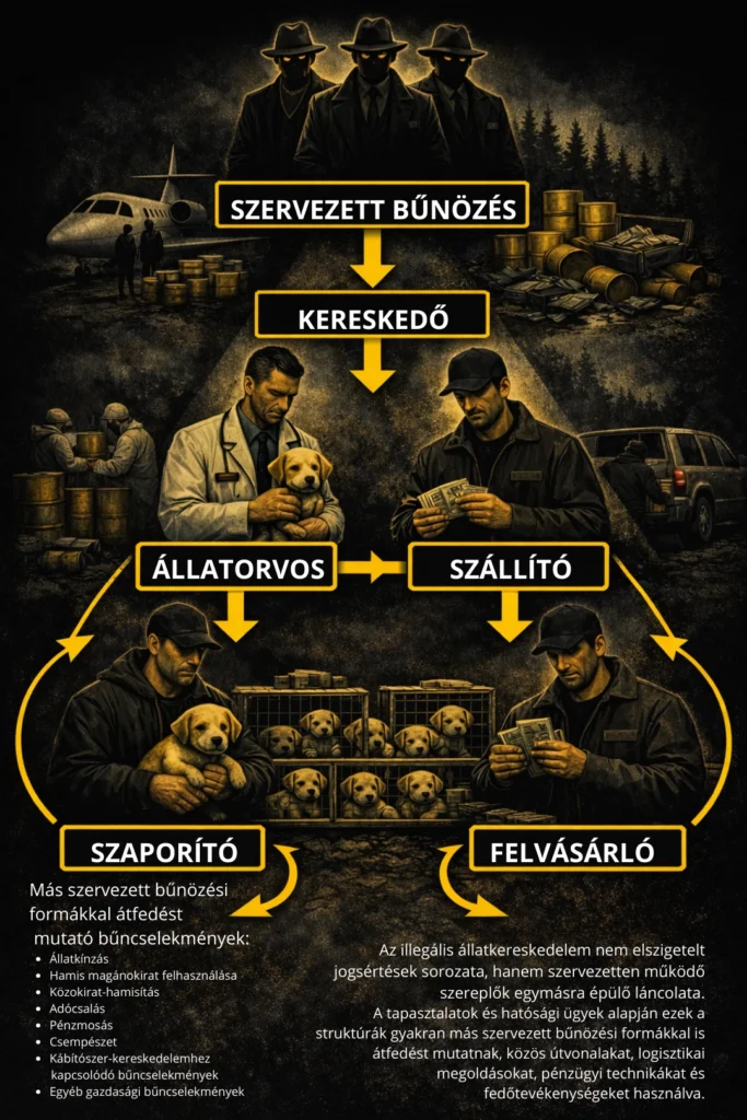 Az illegális kutyakereskedelem láncolatban